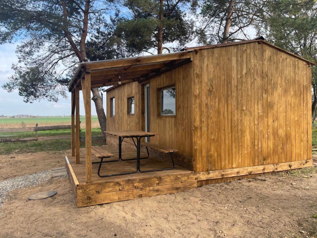 Ubytování v dřevěném mobilheimu Štít Chlumec nad Cidlinou Exterior foto